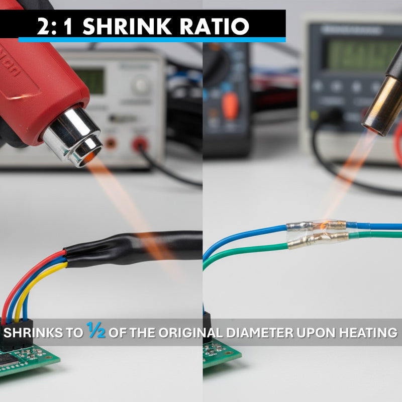 Heat Shrink Tubing - Thin Wall - Polyolefin - 2:1 Ratio