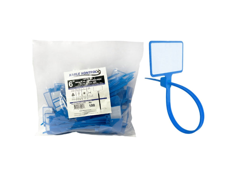 Write On Wide Flag Identification Zip Ties