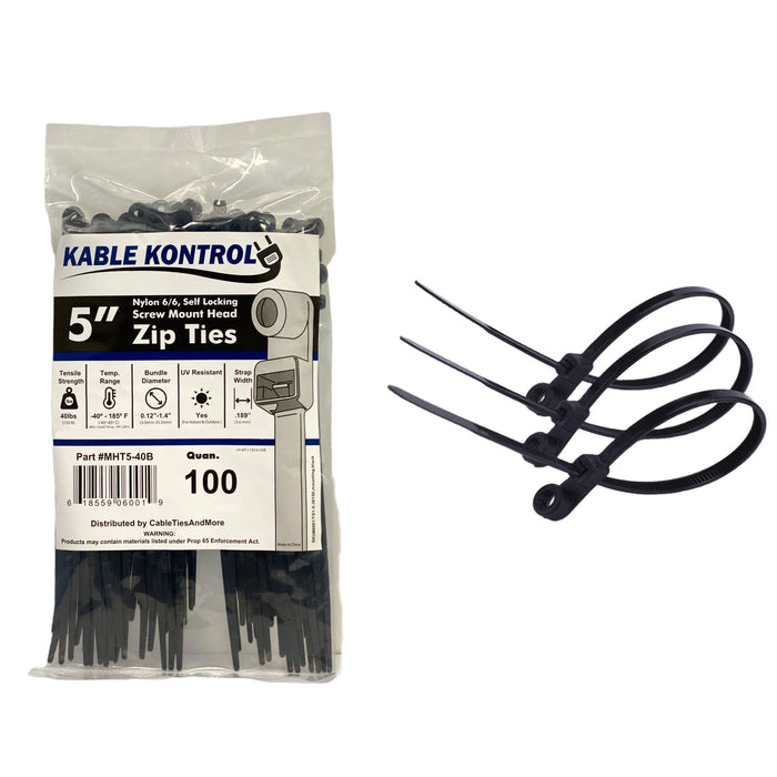 Screw Hole Mount Cable Ties