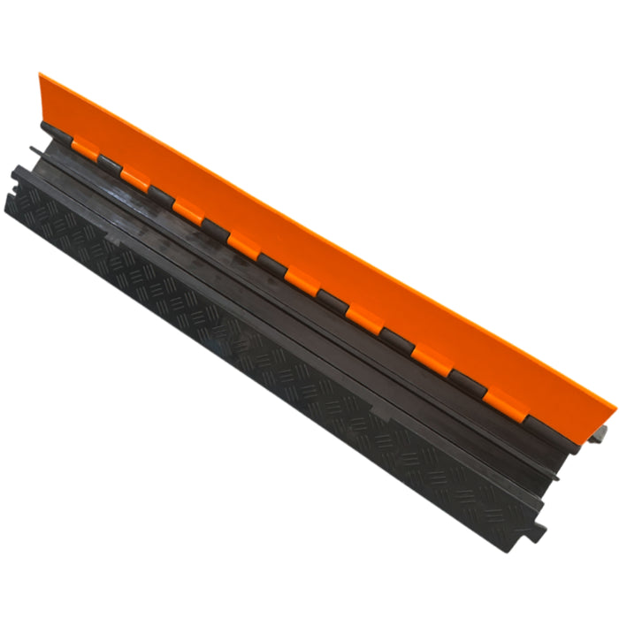 ATLAS Heavy Duty Cable Protector - Polyurethane - 2 Channels - CP9981-OR