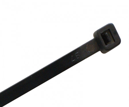 Black Zip Ties - 8" Inch Long - UV Resistant Nylon - 50 Lbs Tensile Strength - 1000 pc Pack
