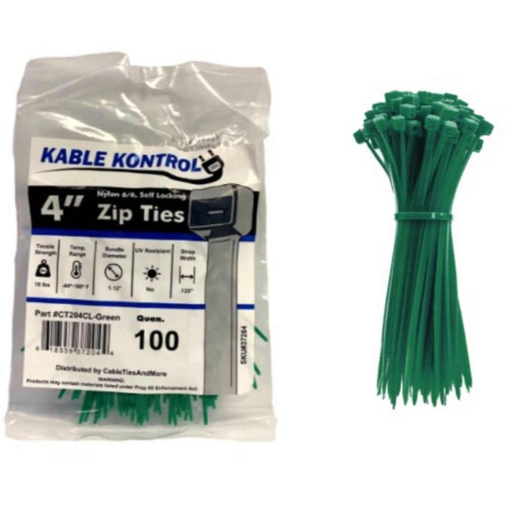 Colored Nylon Zip Ties — KABLE KONTROL