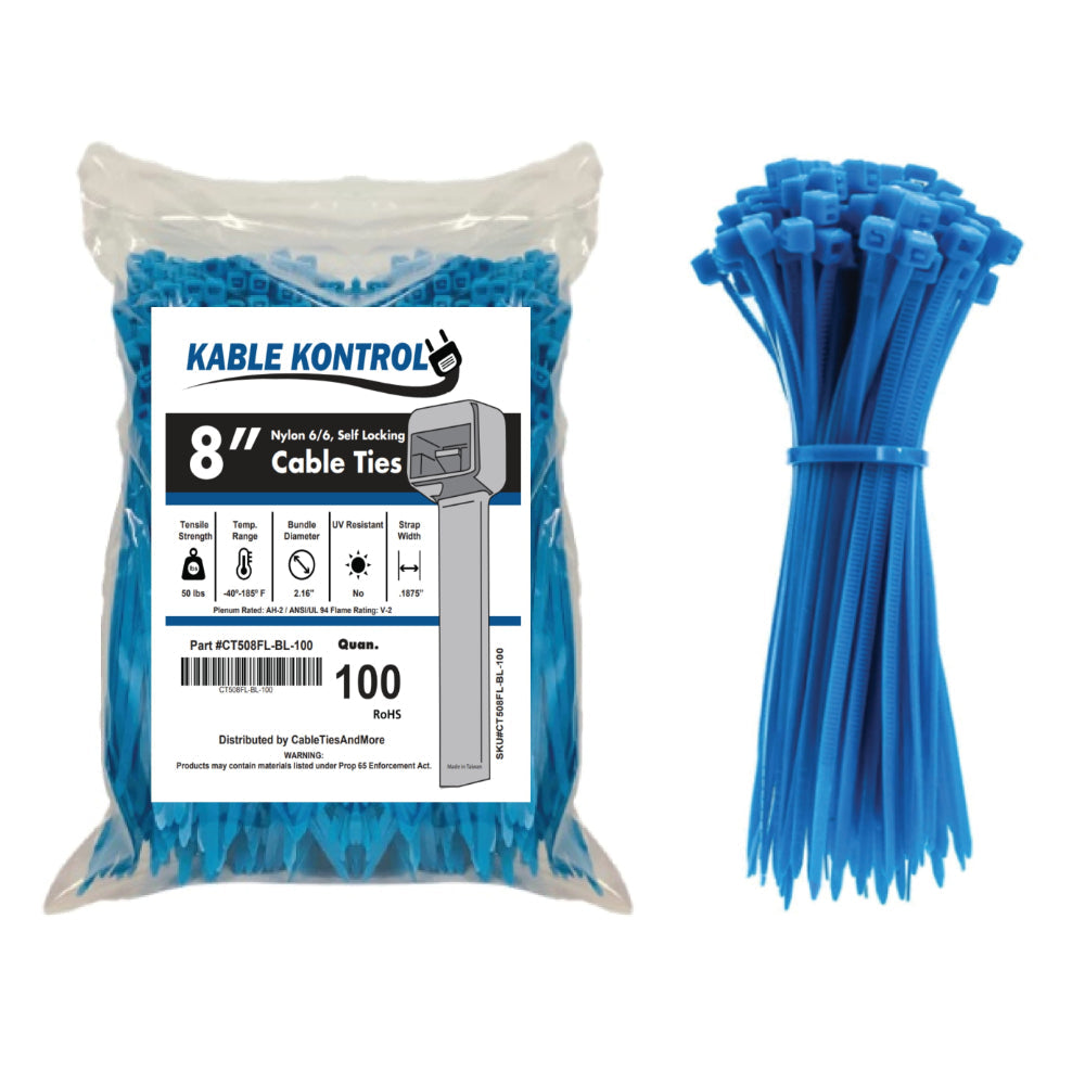 Colored Nylon Zip Ties — KABLE KONTROL