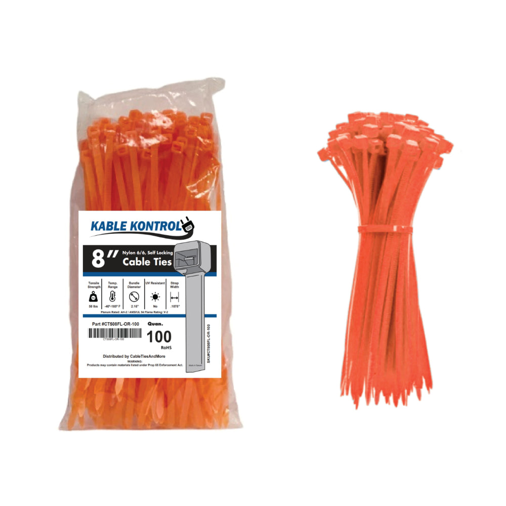 Colored Nylon Zip Ties — KABLE KONTROL