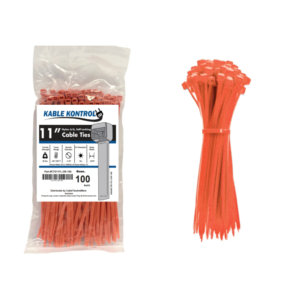 Colored Nylon Zip Ties — KABLE KONTROL