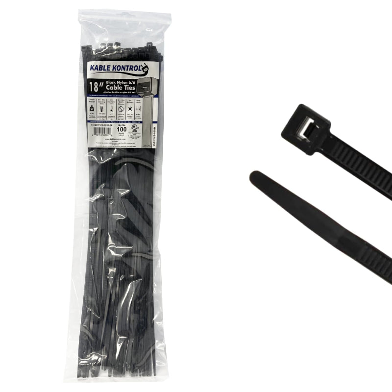 Black Cable Ties - UV Resistant