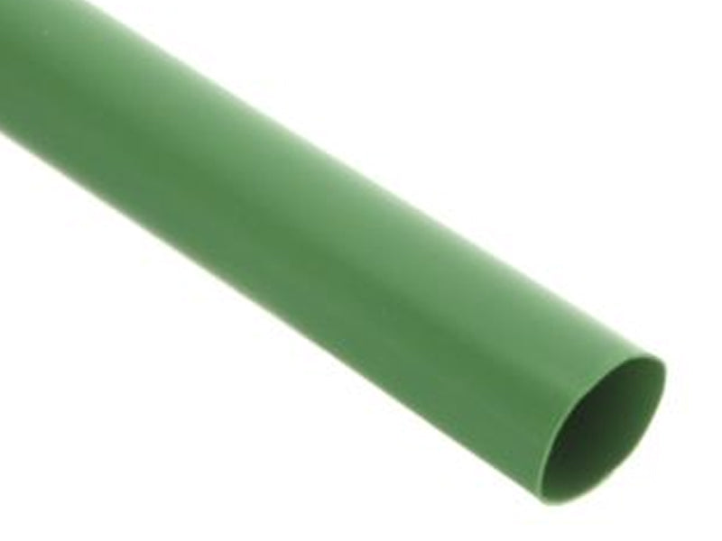 3:1 Heat Shrink Tubing - Dual Wall Adhesive Lined Polyolefin - 1/2" Inside Diameter - 4' Long Stick - Green