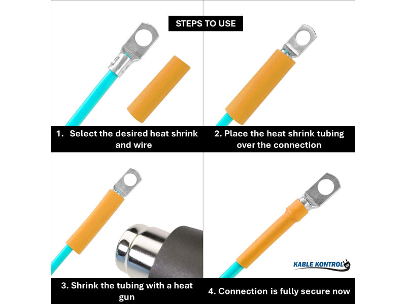 Heat Shrink Tubing - Single Wall - Polyolefin - 3:1 Ratio