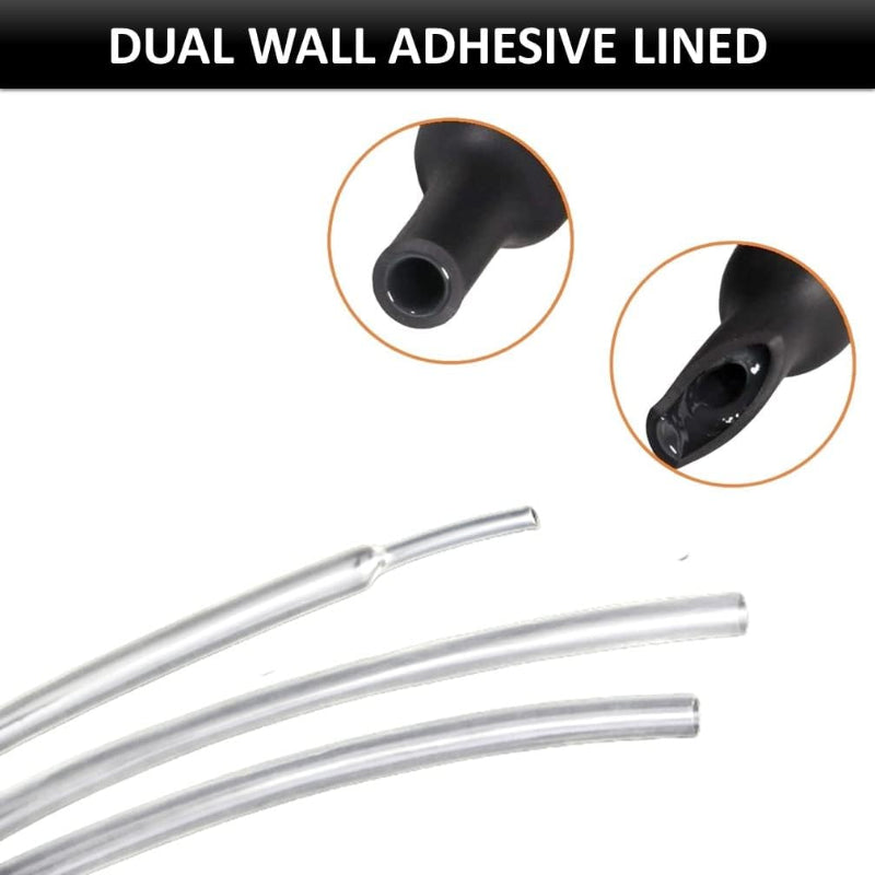 Heat Shrink Tubing - Dual Wall Adhesive Lined - Polyolefin - 4:1 Ratio