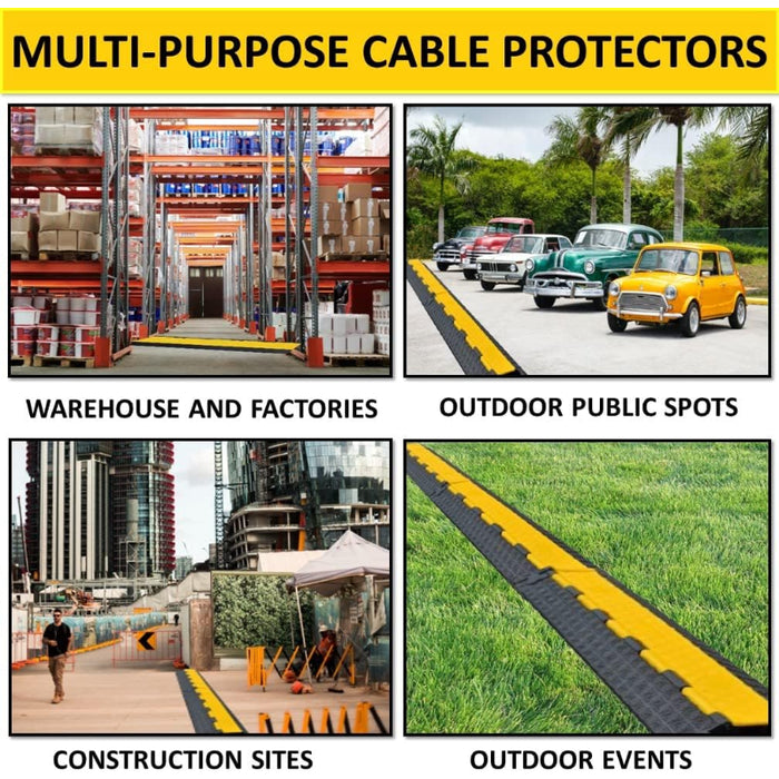 ATLAS Rubber Cable Protector - 2 Channels - CP9972