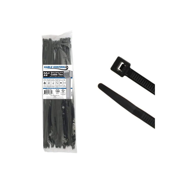 Black Cable Ties - UV Resistant