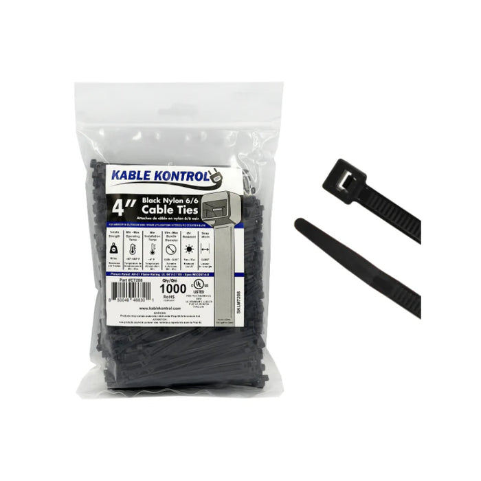 Black Cable Ties - UV Resistant