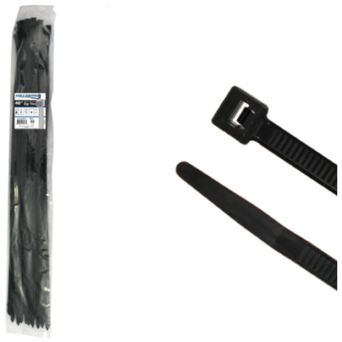 Black Cable Ties - UV Resistant