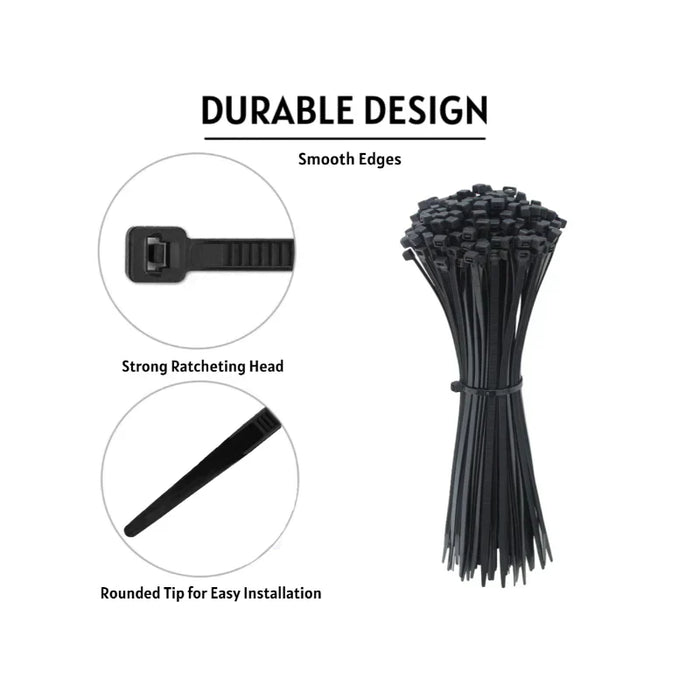 Black Cable Ties - UV Resistant