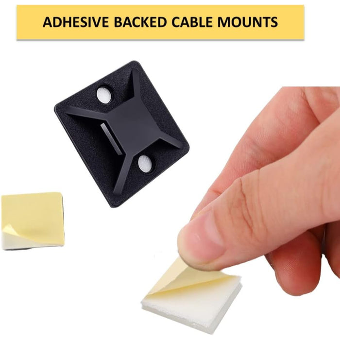 Adhesive Cable Tie Mounts — KABLE KONTROL