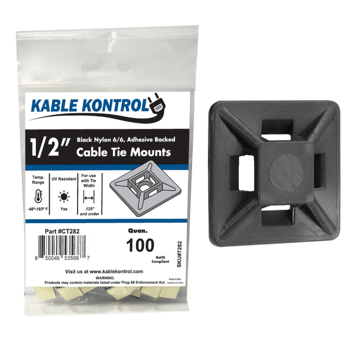 Adhesive Cable Tie Mounts