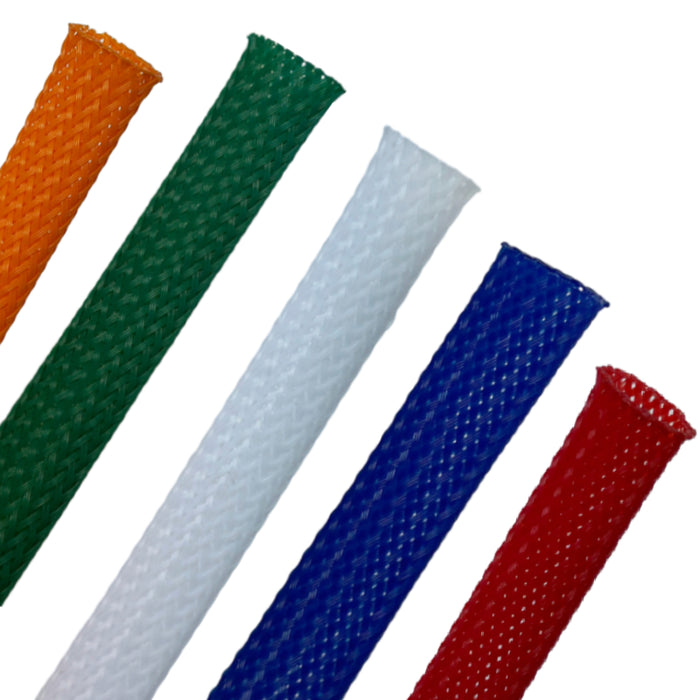 Color Expandable PET Braided Cable Sleeving