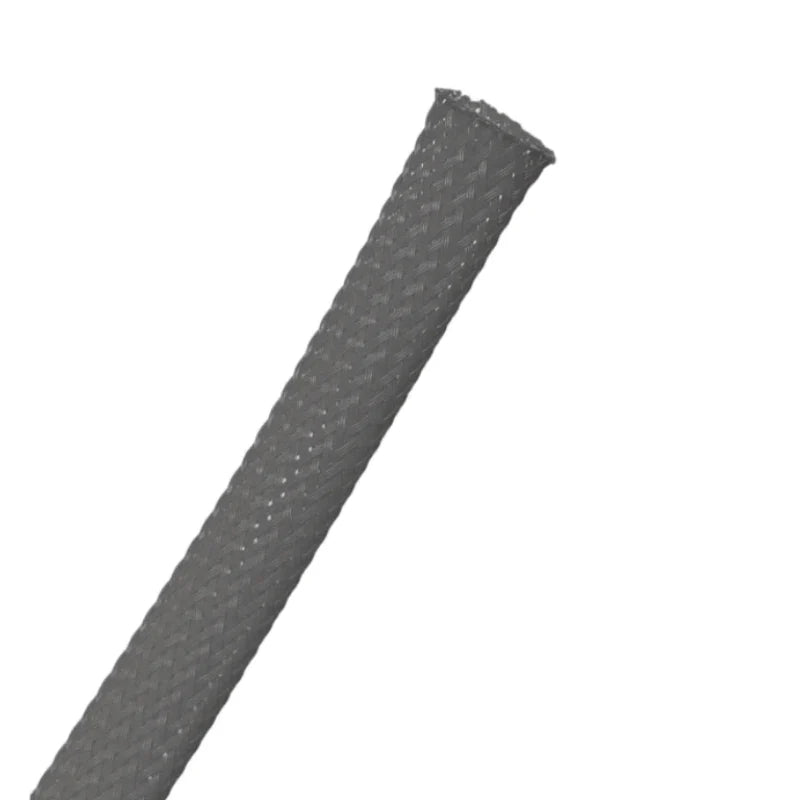 PET Expandable Braided Cable Sleeving - Gray