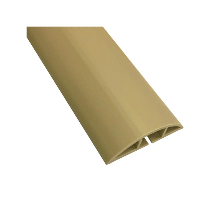 PVC Floor Cord Cover Kit - 6' Long - Tan