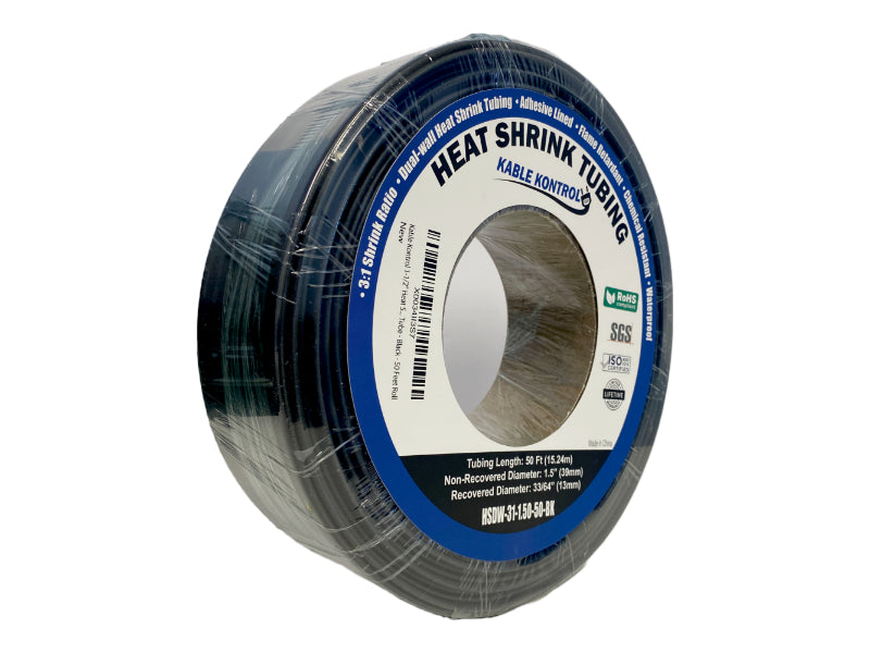 Heat Shrink Tubing - Dual Wall Adhesive Lined - Polyolefin - 3:1 Ratio