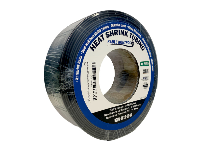 Heat Shrink Tubing - Dual Wall Adhesive Lined - Polyolefin - 3:1 Ratio