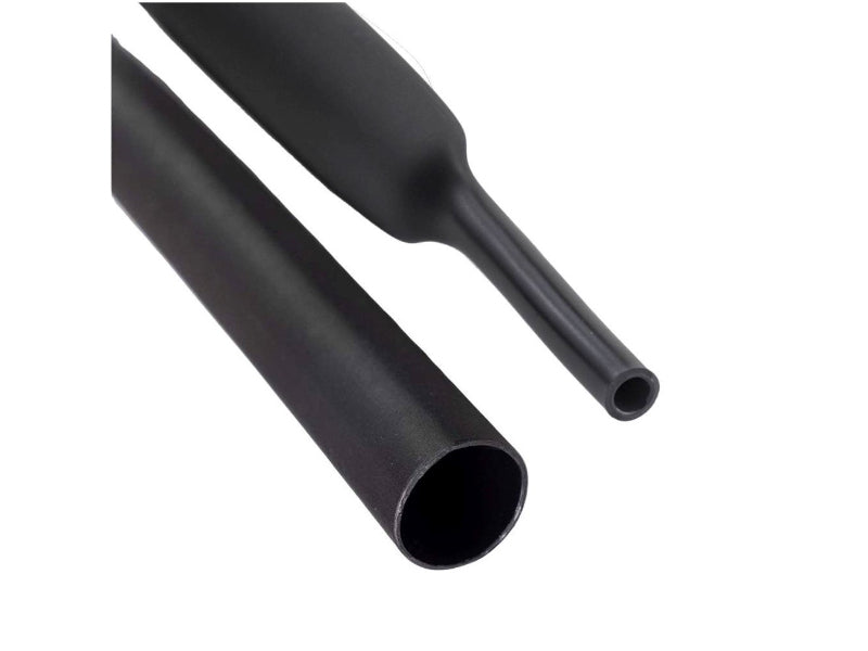 Dual Wall Adhesive Lined Heat Shrink Tubing - 4:1 Ratio - 3/4" Inside Dia - Black - 4' Long Stick