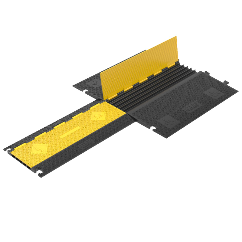 ATLAS® ADA Low Profile Cable Protector Ramp - 5 Channels - CP-ADA-5CH-YB