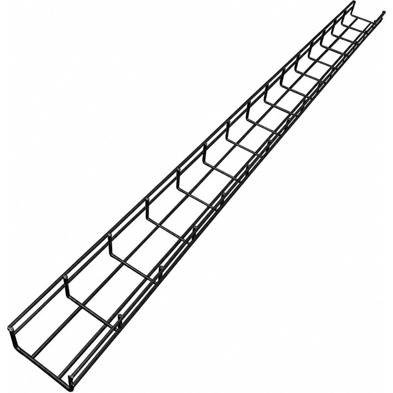 Wire Mesh Cable Tray Black Coated