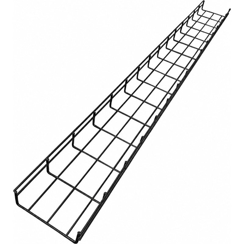 Wire Mesh Cable Tray Black Coated
