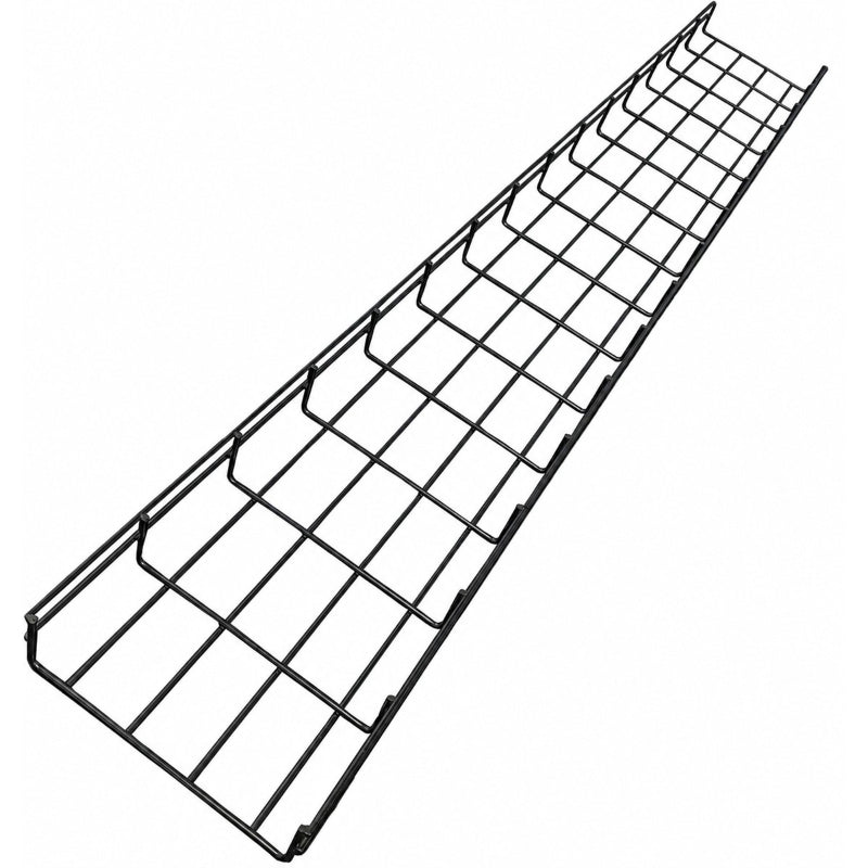Wire Mesh Cable Tray Black Coated