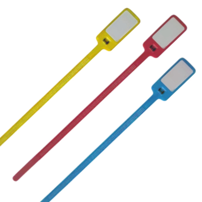 Write On Narrow Flag Zip Ties