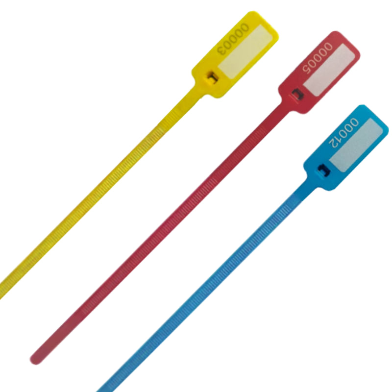 Serialized Flag Write-On Identification Cable Ties