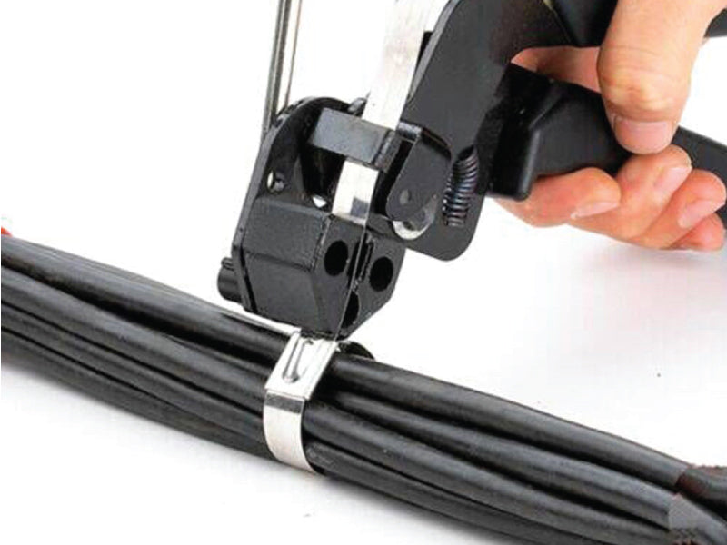 Heavy Duty Steel Cable Tie Tension Tool - Compatible With 200 - 350 Lbs Tensile Strength Ties