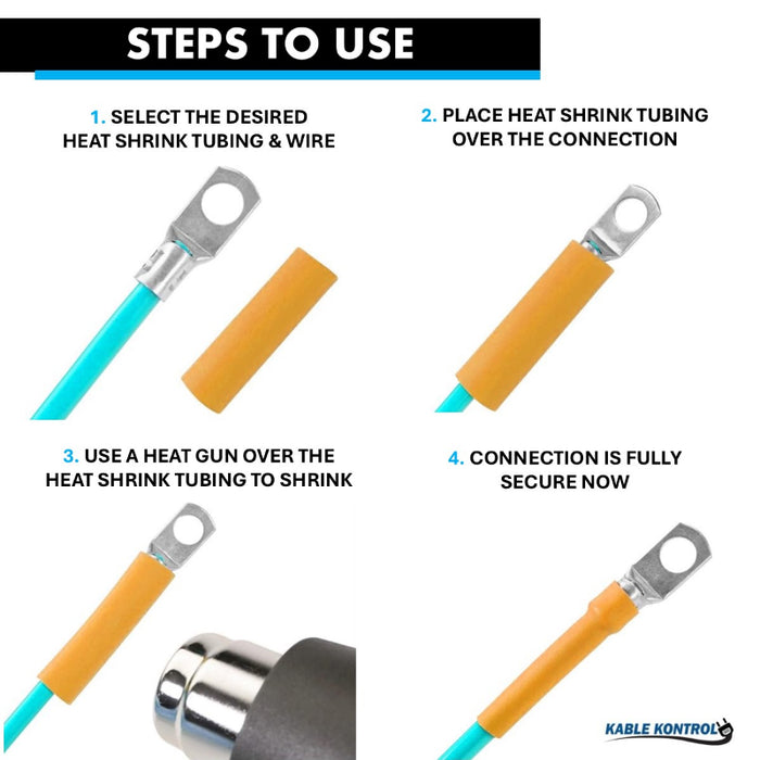 2:1 - Single Wall Polyolefin - Heat Shrink Tubing - Clear