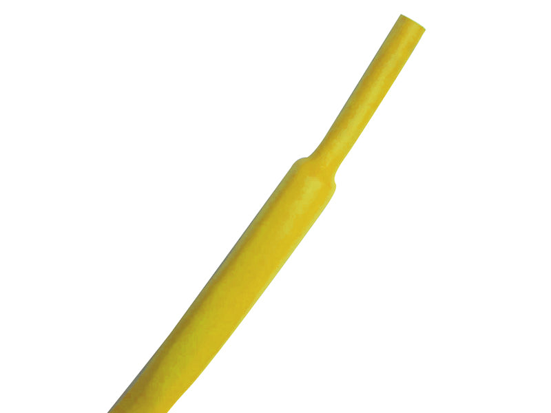 2:1 Polyolefin Heat Shrink Tubing - 1/2" Inside Diameter - 200' Length - Yellow