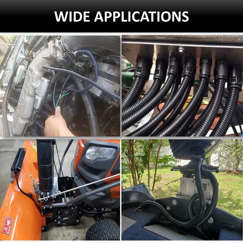 Flame Retardant Wire Loom Tubing - Split - Polypropylene