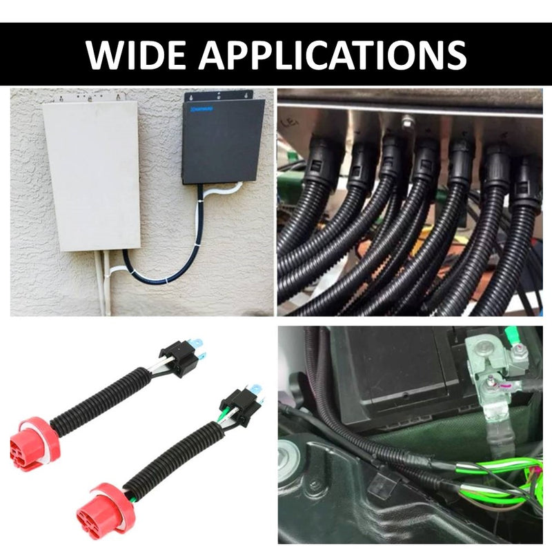 Non Split Corrugated Wire Loom Tubing