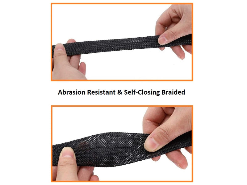 Self-wrap Around Cable Wrap Split Braided Cable Sleeving Auto Harness  Protector - Simpson Advanced Chiropractic & Medical Center