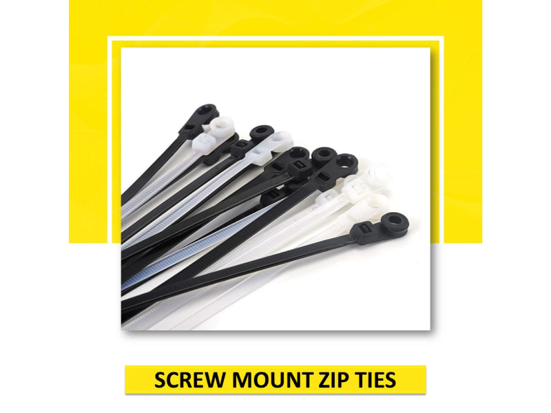 Screw Hole Mount Cable Ties — KABLE KONTROL