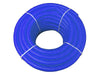 Blue split wire loom tubing with pre-cut sections