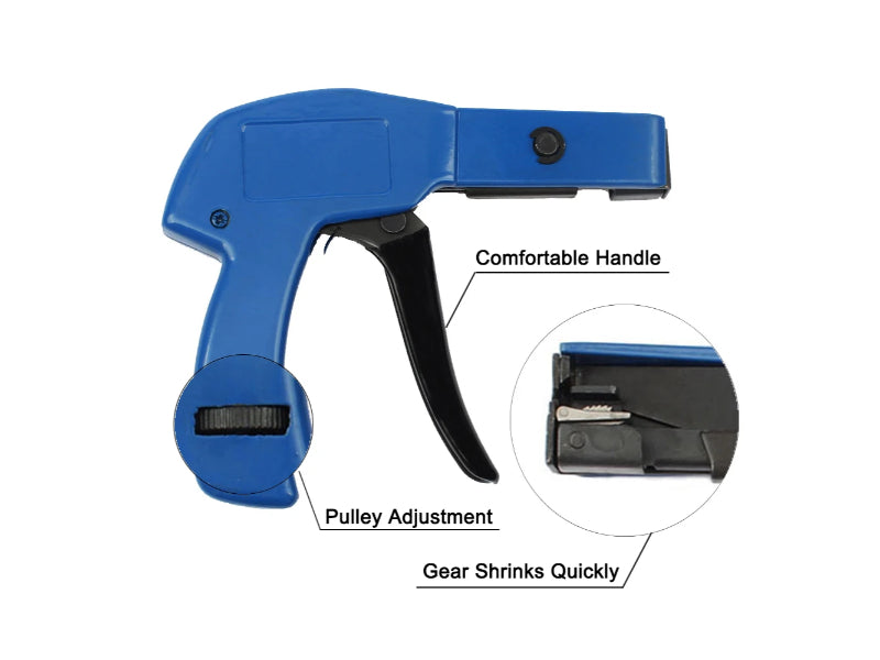 Metal Body Zip Tie Tension Gun and Cutter