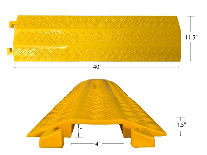 Polyurethane Drop Over Cable Protector - 1 Channel - CP9800