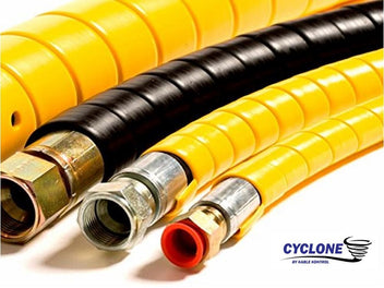 Cyclone Rolle Pipe Cyclone Hydraulic Hose Wrap Spiral Tubing — KABLE KONTROL