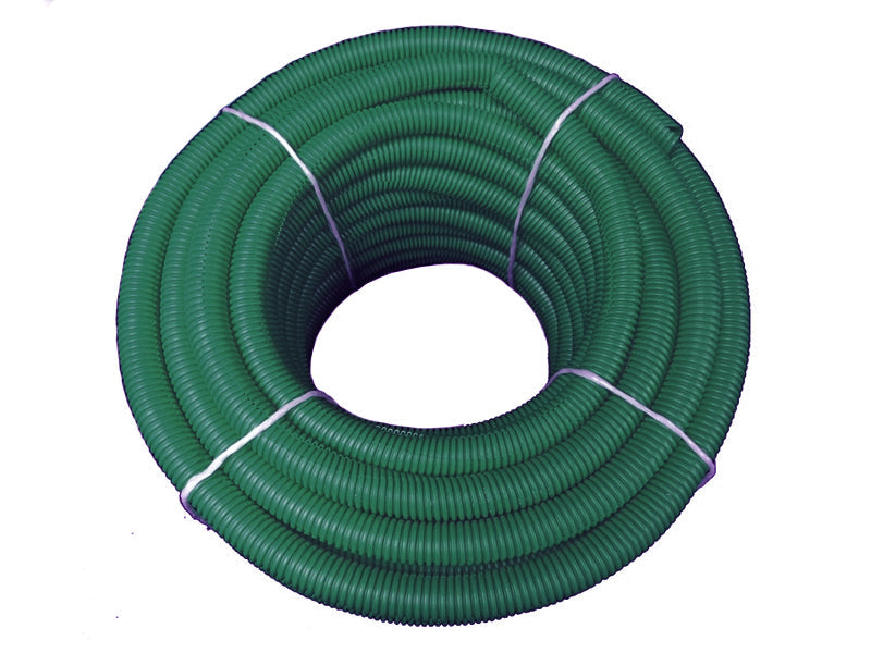 Green split wire loom tubing with pre-cut sections