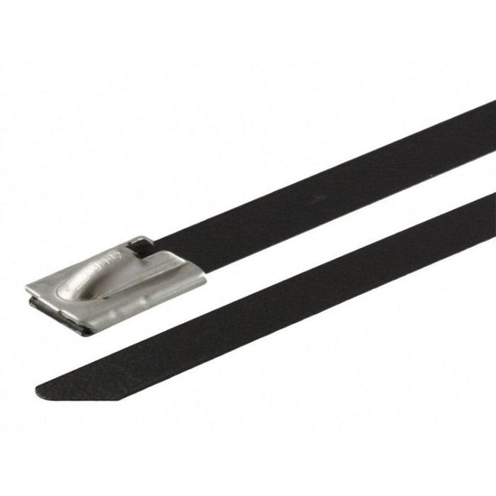 Black PVC Coated Stainless Steel Cable Ties