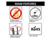  Green Heat Shrink Tubing 2:1