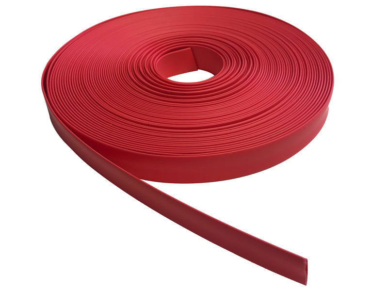Red roll of 2:1 Polyolefin Heat Shrink Tubing