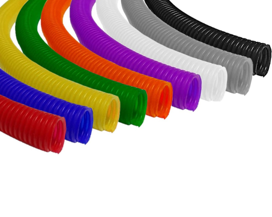 Kable Kontrol® Convoluted Black Split Wire Loom Tubing - 1/4 to 3-1/2  Diameter